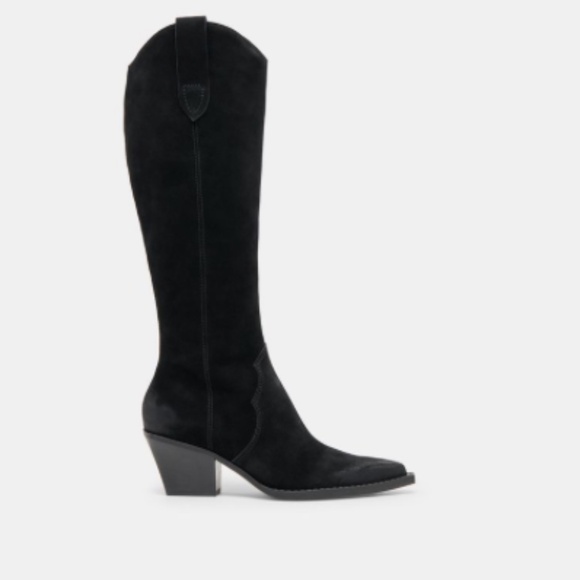 Dolce Vita Regy H2o Boots Onyx Suede NWOB - Picture 1 of 5